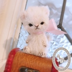 【Niu】小さな白いアルパカの猫さん No,537