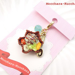 ワッフルボウルアイスのチャーム(チョコミント)