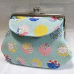 多機能！【花てまり】親子がま口財布
