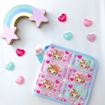 サニタリーケース☆チケット柄ネコ