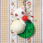 2wayクリームソーダ×ハナコボールチェーン