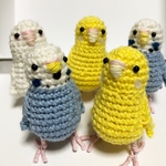 ワンコイン！うちのセキセイあみぐるみ