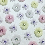 お花シール❁︎スワロフスキー❁︎50枚❁︎