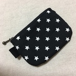 ぺったんこミニポーチ 10   スターダスト クロ