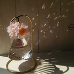 ふんわりお花サンキャッチャーLサイズ♪デージピンク