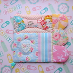 hana*ハンドメイド★ハローベイビーのスカラップコースター♪パッチワーク