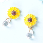  ✿ 向日葵と雫の ピアス ✿