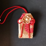 元巫女が作るお守り袋（赤円）