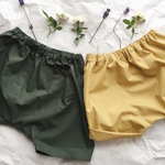 《mari様専用ページ》くったりハーフリネンプルオーバー＆ハーフサルエルパンツ