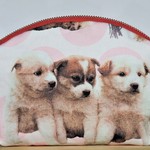 犬柄　ポーチ