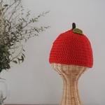 コットン100%▽りんご帽子