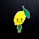 刺繍ワッペン レモン