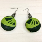 アフリカンバティック アフリカ布 ピアス/イヤリング