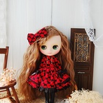 ミディブライスOutfit テリアのワンピース(Red)