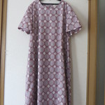 ☆１点もの☆　nina　北欧スタイル　ワンピース　大きいサイズワンピース　ゆったりサイズ　サイズＬ～ＬＬ