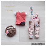 ＊ミディブライスアウトフィット＊４点セット＊オーバーオール＊ blythe outfit＊ブライス ＊23