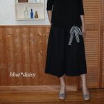綿麻 リボンガウチョ