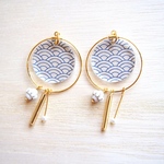 再販2  No.5 令和なピアス/イヤリング   