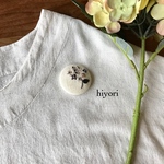 刺繍ブローチ 紫陽花