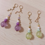 purple & green .