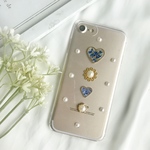 押し花iPhoneケース スマホケース スマホカバー Android クリア