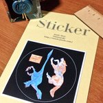 Wolf and Velociraptor - Sticker