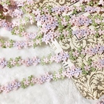 1m 綺麗 お花 ケミカルレース ブレード BK190621 ハンドメイド 手芸 素材 材料 DIY