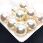 片穴25mm／4個パールビーズ