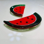 sattchiru　様　オーダー品（スイカのお皿2点セット）