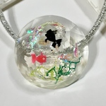 〈再販〉虹  金魚ヘアゴム   レジン