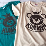 王冠 クマ 『kmawn/クマウン』Tシャツ/2カラー・2サイズ 展開・レディース 可愛い くま カジュアル
