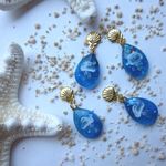 シェルとクラゲのピアス・イヤリング