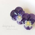 ☆SALE☆viola double mini brooch 2019 (紫)
