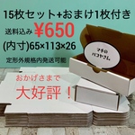 定形外  15枚セット＋1  白ダンボール