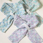 「Ｏ様　オーダー品」ＹＵＷＡ花柄のＷガーゼネッククーラー３作品