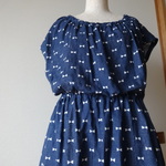 ★お値下げ★夏のワンピース   ＊Ｌｉｋｅ Ｄｅｎｉｍ＊（ライクデニム） （ダブルガーゼ）