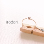 【送料込み】究極シンプル☆ ひと粒スワロのオープンリング