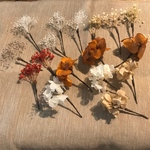 ドライフラワーのヘッドアクセ(X)