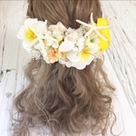【送料無料】 プルメリア スターフィッシュ 髪飾り ヘッドドレス