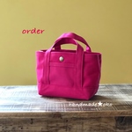 【i様専用】帆布でほっこりミニトート order作品