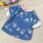 【90サイズ】ふわふわクラゲの肩落ちＴシャツ