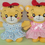 はなちゃんのお洋服２枚セット●薔薇・マーガレット