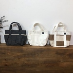 akk様ポケットいっぱいトートバッグ♡3色ショルダー紐付き