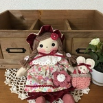 カントリードール（花）ミニかごうさちゃん付き