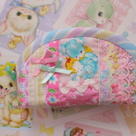 hana*ハンドメイド★ハローベイビーのミニミニポーチ♪パステル