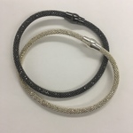 925シルバーブレスレットマグネット留め金付き