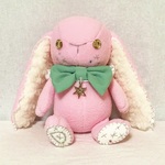 DREAMNうさぎ　ぬいぐるみ（薄ピンク）　メテオール　星
