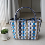 【p様ご予約品】青色Blue・ライントート～Ｓサイズ～