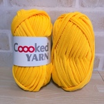 イエロー　Tシャツヤーン【黄色】【1玉30ｍ】Coooked YARN