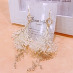 【結婚式】かすみ草ピアス【Twig Gypsophila series】﻿ 